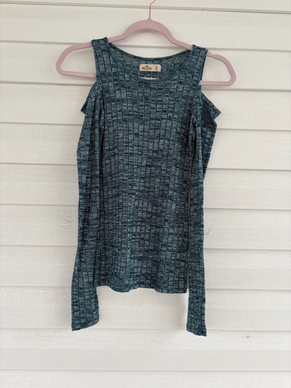 Hollister Blue Textured Sweater